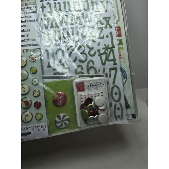 My Mind’s Eye Colorful Christmas Scrapbook Kit Holiday Snow Snowmen - Picture 2 of 9